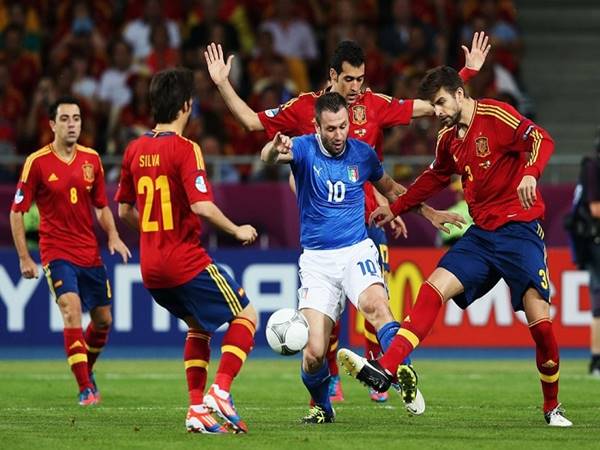 Trận đối đầu đầy ấn tượng giữa Ý vs Tây Ban Nha